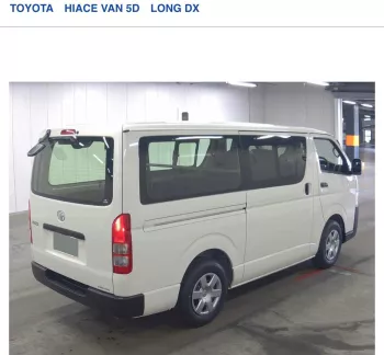 RHD – TOYOTA HIACE 2.8L DIESEL 2023 MODEL YEAR STANDARD DELIVERY VAN