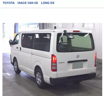 RHD – TOYOTA HIACE 2.8L DIESEL 2023 MODEL YEAR STANDARD DELIVERY VAN