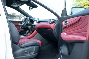 MG HS 4X4 2.0T Trophy 2023 Model Year White inside Red