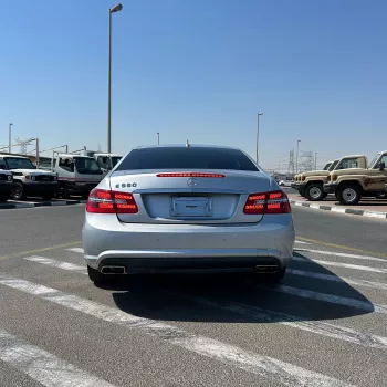 2009 MERCEDES-BENZ E CLASS E550 COUPE SILVER 5.5 L
