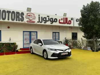 Toyota Camry 2021 Model Year GCC Specs White Color Exterior