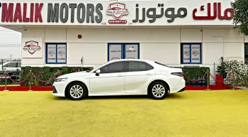Toyota Camry 2021 Model Year GCC Specs White Color Exterior