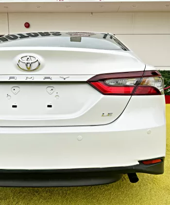 Toyota Camry 2021 Model Year GCC Specs White Color Exterior