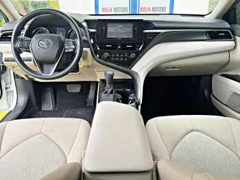 Toyota Camry 2021 Model Year GCC Specs White Color Exterior