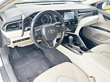 Toyota Camry 2021 Model Year GCC Specs White Color Exterior