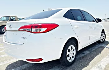 Toyota Yaris 1.6L 2021 Model Year White Color Exterior
