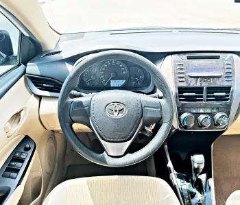Toyota Yaris 1.6L 2021 Model Year White Color Exterior