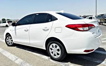 Toyota Yaris 1.6L 2021 Model Year White Color Exterior