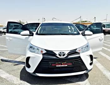 Toyota Yaris 1.6L 2021 Model Year White Color Exterior