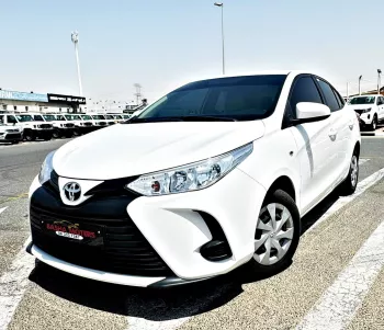 Toyota Yaris 1.6L 2021 Model Year White Color Exterior