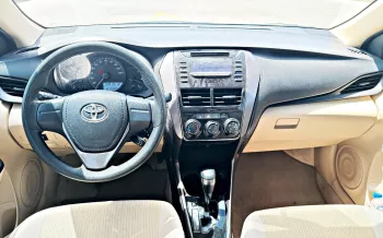 Toyota Yaris 1.6L 2021 Model Year White Color Exterior