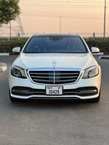 Mercedes-Benz S Class S400 2018 Model Year White Color