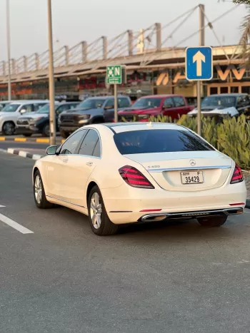 Mercedes-Benz S Class S400 2018 Model Year White Color