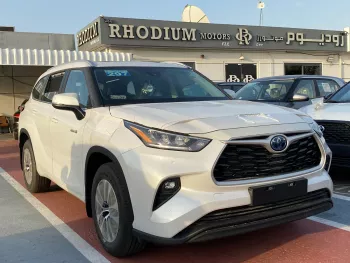 TOYOTA HIGHLANDER 2.5L HYBRID AWD 2023 MODEL YEAR WHITE COLOR