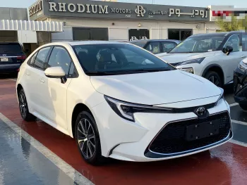 Toyota Corolla Levin 2024 Model Year White Color Exterior