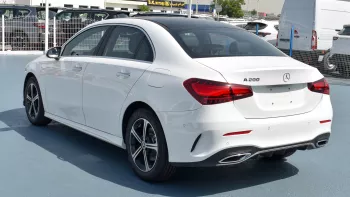 Mercedes-Benz A 200 White Color Exterior 2019 Model Year