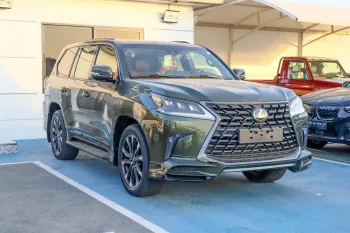 Lexus LX570 5.7L Petrol V8 2021 Model Year Green Color