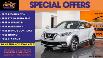 Nissan Kicks SV 2018 Model Year Full Option