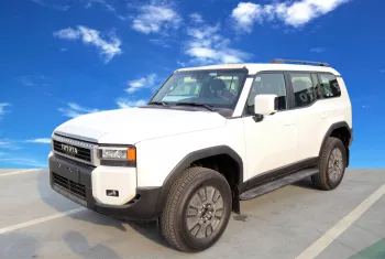 Toyota Prado Limited 2.8 Litters Diesel 2024 Model Year White Color