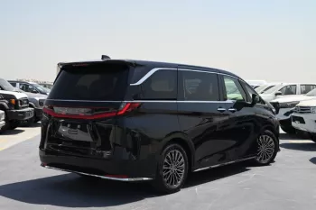 LEXUS LM350 HYBRID 2.5L E-CVT 4WD 2024 MODEL YEAR BLACK COLOR