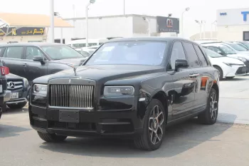 ROLLS ROYCE CULLINAN 2024 MODEL YEAR BLACK COLOR EXTERIOR WHITE INTERIOR