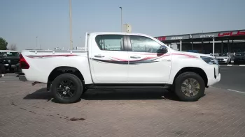Toyota Hilux 2.4L Diesel D/CAB 2023 Model Year White Color Exterior