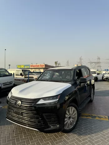 Lexus LX600 VIP 3.5L V6 2023 Model Year Black Color Exterior with Radar