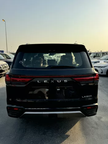 Lexus LX600 VIP 3.5L V6 2023 Model Year Black Color Exterior with Radar