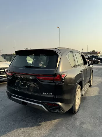 Lexus LX600 VIP 3.5L V6 2023 Model Year Black Color Exterior with Radar