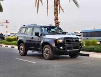 Toyota Prado VX 2.4L Petrol 2024 Model Year Black Color Exterior