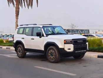 Toyota Prado VX 2.4L Petrol 2024 Model Year White Color Exterior