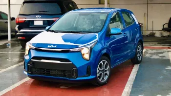 Kia Picanto 1.2L AT 2024 Model Year Blue Color Exterior