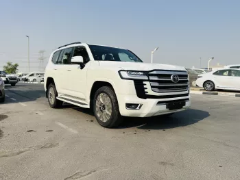 Toyota Land Cruiser ZX 2023 Model Year White Color Exterior