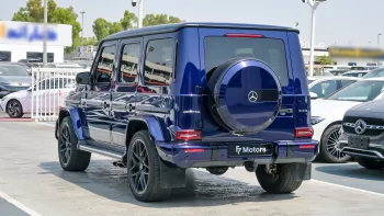 Mercedes-Benz G Class G63 AMG 2021 Model Year Blue Color Exterior