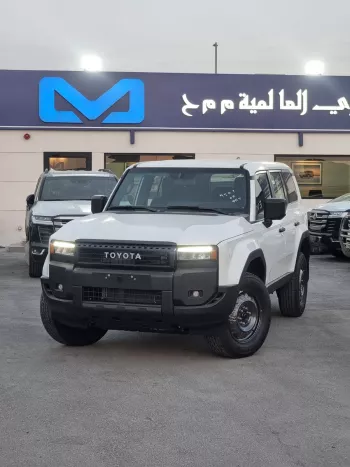 Toyota Prado 2.4L 2024 Model Year White Color Exterior