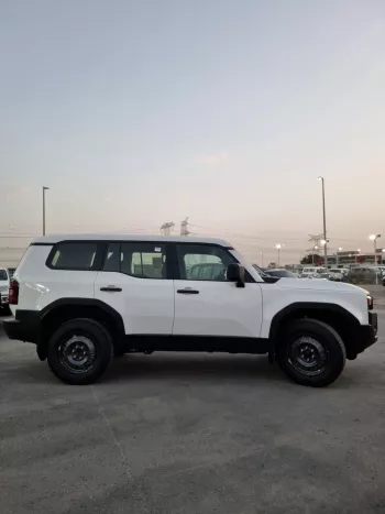 Toyota Prado 2.4L 2024 Model Year White Color Exterior