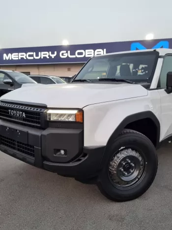 Toyota Prado 2.4L 2024 Model Year White Color Exterior