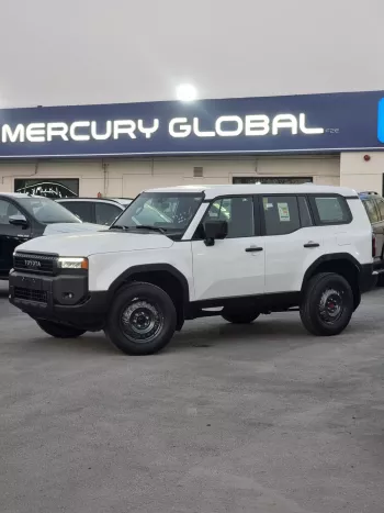 Toyota Prado 2.4L 2024 Model Year White Color Exterior