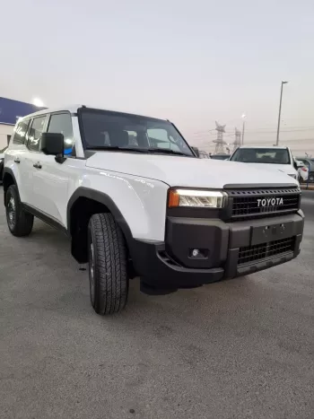 Toyota Prado 2.4L 2024 Model Year White Color Exterior