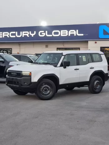Toyota Prado 2.4L 2024 Model Year White Color Exterior