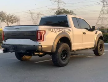 Ford F 150 Raptor 2018 Model Year White Color Exterior