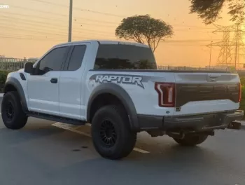 Ford F 150 Raptor 2018 Model Year White Color Exterior