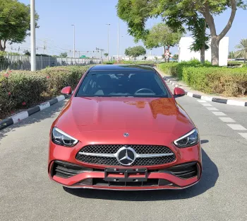 MERCEDES BENZE C260L 2023 MODEL YEAR RED COLOR EXTERIOR