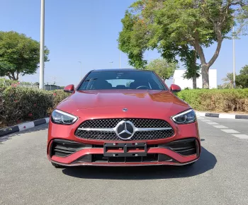 MERCEDES BENZE C260L 2023 MODEL YEAR RED COLOR EXTERIOR