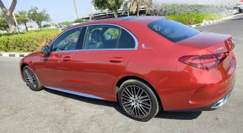 MERCEDES BENZE C260L 2023 MODEL YEAR RED COLOR EXTERIOR