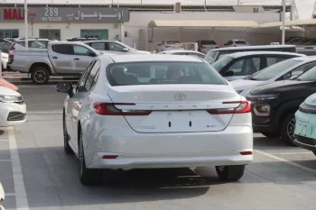 Toyota Camry Hybrid 2.0 2025 Model Year White Color Exterior