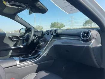 Mercedes Benz C 300 AMG 2022 Model Year White Color Exterior Black Interior