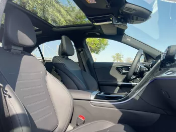 Mercedes Benz C 300 AMG 2022 Model Year White Color Exterior Black Interior