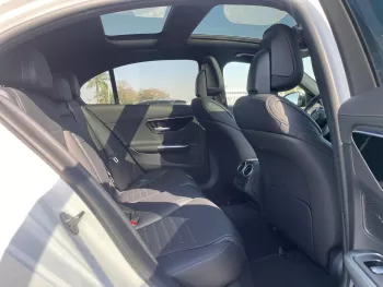 Mercedes Benz C 300 AMG 2022 Model Year White Color Exterior Black Interior