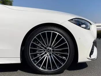Mercedes Benz C 300 AMG 2022 Model Year White Color Exterior Black Interior